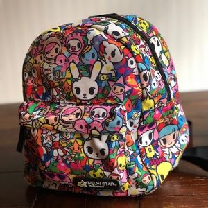 Tokidoki mini backpack by Neon Star
